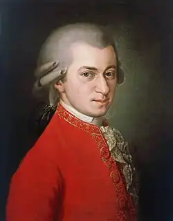 Portrait posthume de Mozart (1819).