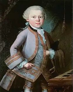 Image illustrative de l’article Andante en do majeur, KV 1a (Mozart)