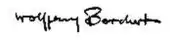 Signature de Wolfgang Borchert