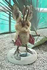 Taxidermie chimérique d'un Wolpertinger.