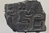 Bas-relief de la « fileuse », VIIIe – VIIe siècle av. J.-C.