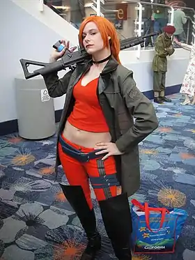 Cosplay d'Elsa Bloodstone, membre de Nextwave.