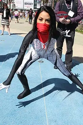 Cosplay de Silk, lors de la WonderCon en 2015