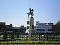 Statue équestre du roi Taksin en 2009