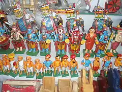 Kondapalli est célèbre pour ses jouets en bois, dont la collection des Dashavatara (les dix avatars de Vishnou).