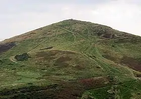 Vue de Worcestershire Beacon depuis North Hill, au nord.