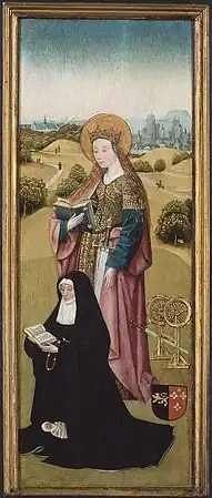 Henrickxen van Langel et sainte Catherine.