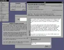 Capture d'écran du navigateur World Wide Web