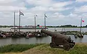 Le port historique à Woudrichem