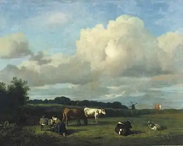 Paysage hollandais avec du bétailmusée Boijmans Van Beuningen