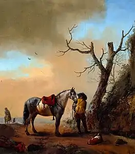 Soldat et son cheval, vers 1647Château royal de Varsovie