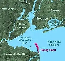 Localisation de Sandy Hook