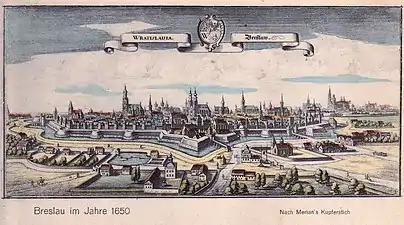 Breslau au XVIIe siècle