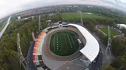 Description de l'image Wroclaw Olympic Stadium aerial photograph 2017 P05.jpg.