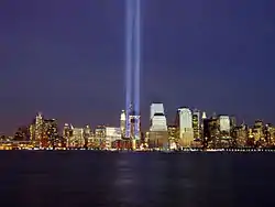 Canons à lumières le 11 septembre 2004.