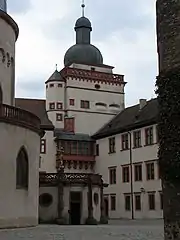 Cour intérieure de la forteresse de Marienberg.