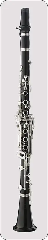 Clarinette en système Boehm réformé, avec 19 clefs et 7 anneaux, développée en 1949 par Fritz Wurlitzer