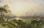 Manchester vue de Kersal Moor, 1852, Royal Collection