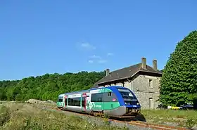 Ancienne gare de Lurbe-Saint-Christau.