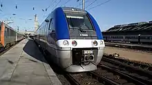 Photo d'une rame TER en gare d'Amiens.