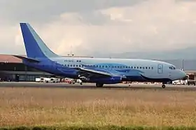 L'avion impliqué est un Boeing 737-200 Advanced appartenant à la flotte de la compagnie mexicaine Global Air (photo prise en 2011).
