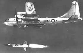 GAM-63 lancé depuis un B-50.