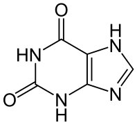 Xanthine2 atomes d'oxygène