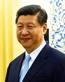 Xi Jinping - secrétaire général du Parti communiste chinois, président de la RPC, président de la Commission militaire centrale