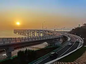 Vue du pont de Xinghaiwan.