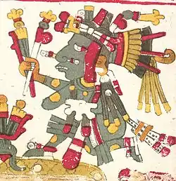 Xoaltecuhtli dans le Codex Borgia