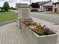 Fontaine fleurie.