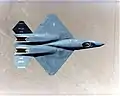 Le prototype Northrop YF-23 Black Widow II.