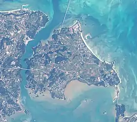 Vue satellite de Yagaji-jima.