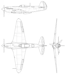 vue en plan de l’avion