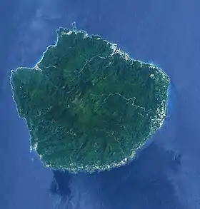 Image satellite Landsat (25 mai 2002) de Yakushima.