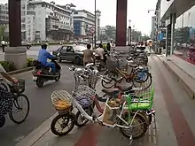 Vélos électriques en Chine (2008).