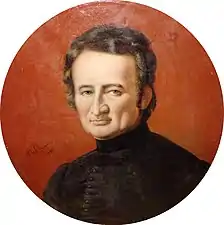 Portrait posthume réalisé par E. Le Chevalier en 1883.
