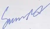 Signature de Yann Martel