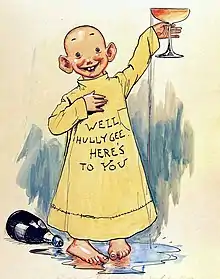 La bande dessinée a aussi utilisé le vin blanc dans ses illustrations.