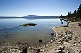 Lac Yellowstone à West Thumb.