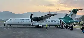 L'avion impliqué dans l'accident à l'aéroport de Pokhara, ici en novembre 2022.