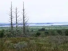 Le Yeun Elez vu de la route Morlaix-Quimper