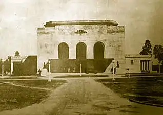 Le Convocation Hall lors de sa construction.