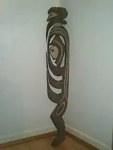 Statue Yipwon du Sepik