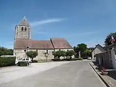 Église et mairie.