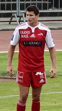 Yoann Laousse Azpiazu, meilleur marqueur d'essais du club.