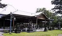 Un des pavillons du Kraton Ngayogyakarta Hadiningrat (palais royal)