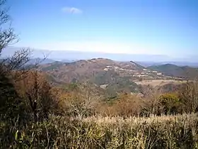 Vue du sud depuis le mont Yokoo (Nose).