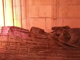 Le gisant de Yolande de Bourgogne, comtesse de Nevers