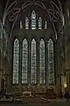 Lancettes du transept nord de la cathédrale d'York qu'on appelle les « cinq sœurs ».